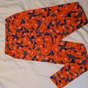 LuLaRoe OS fox leggings